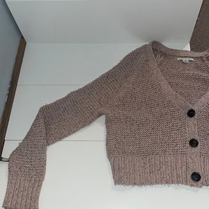 Pink Knit American Eagle Cardigan